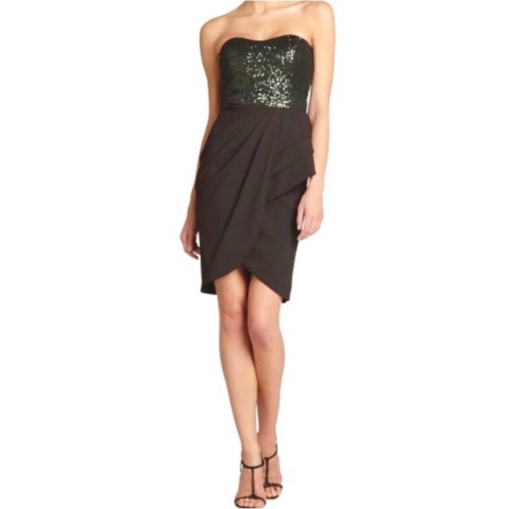 BadgleMischka Emerald Green Sequin Dress 8